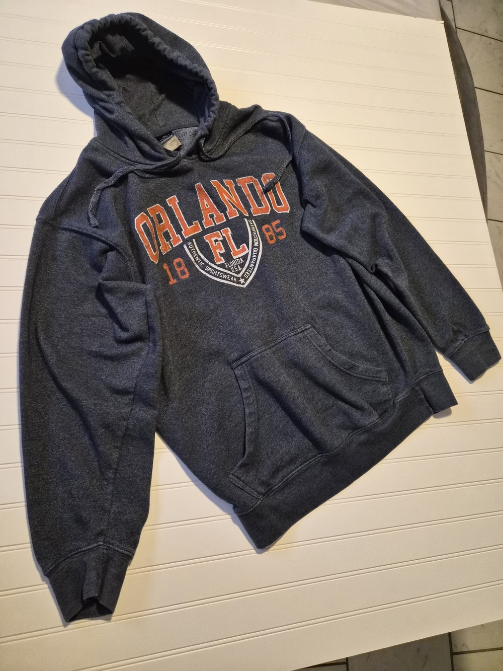 Orlando Graphic Hooded Sweatshirt - Dark Gray